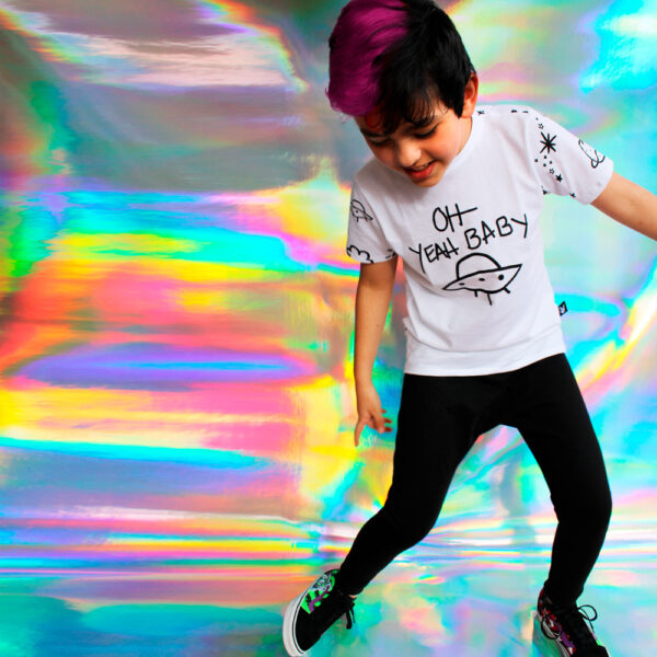 Camiseta Blanca Cosmos / Spaceship OYB