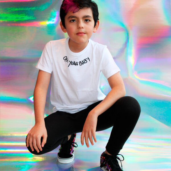 Camiseta Blanca Oh yeah baby neutral