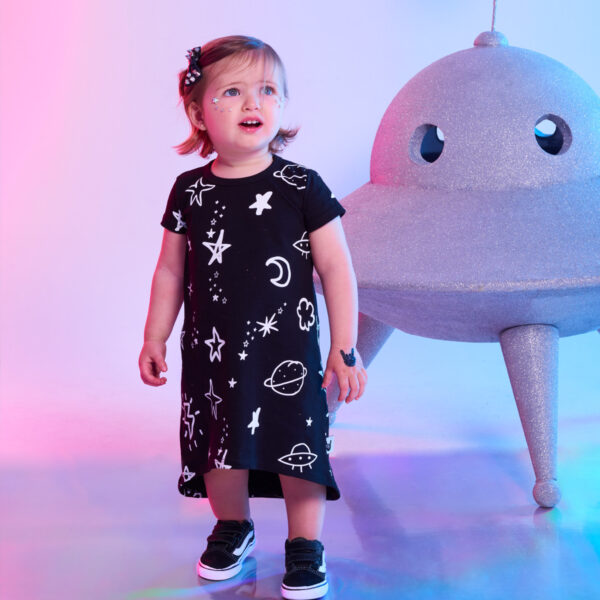 Vestido Cosmos Negro