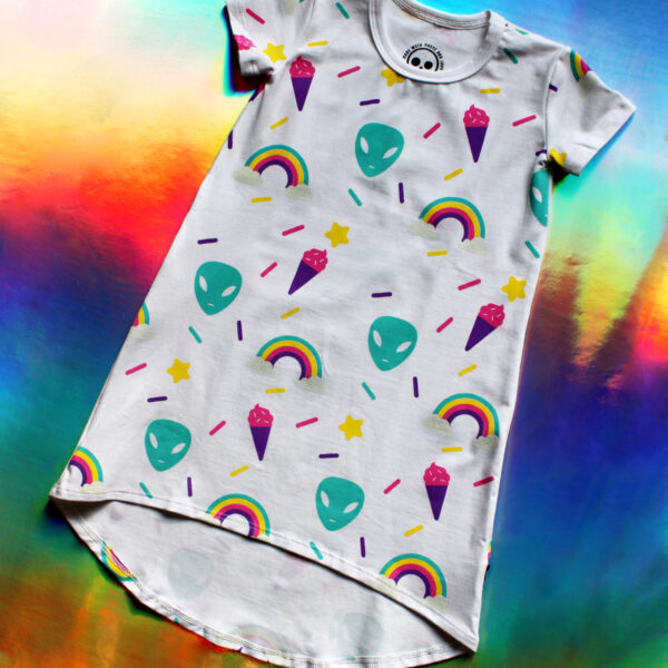 Vestido Polvo de Estrellas Blanco