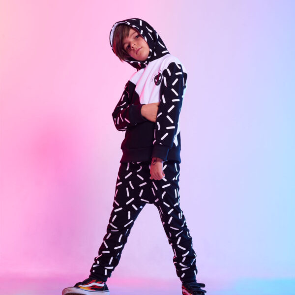 Pantalón Harem Chispas Negro