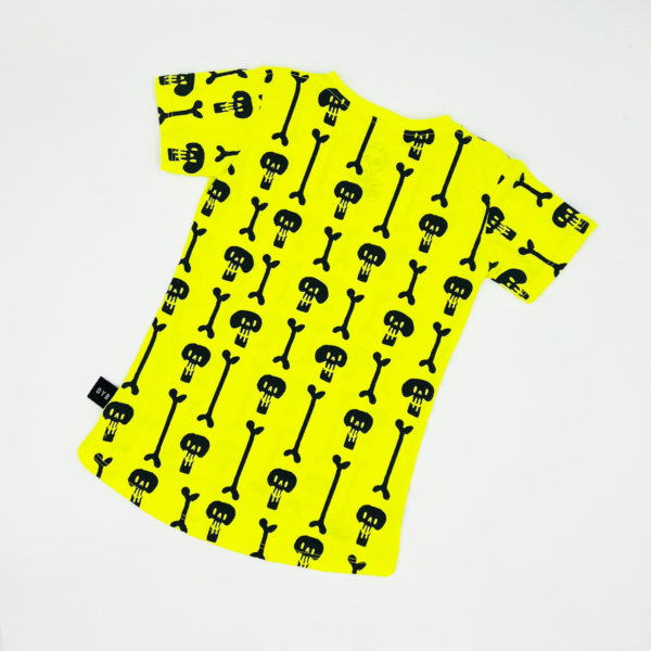 Camiseta Skulls & Bones Amarilla Neón