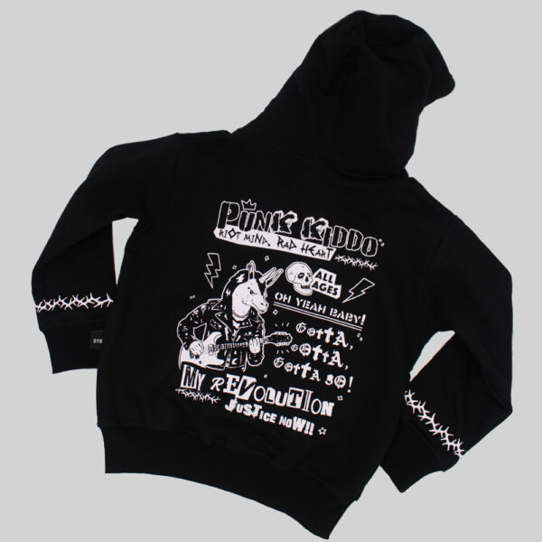 BUZO FLYER PUNK NEGRO