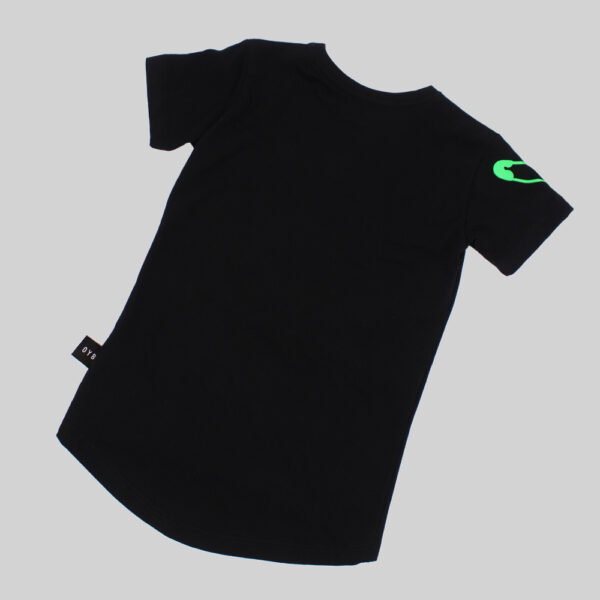 CAMISETA HEY HO PUNKERS LOGO MORADA / VERDE